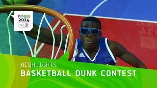 France Wins Mens Basketball Dunk Contest Gold  Highlights  Nanjing 2014 Youth Olympic Games [upl. by Malinde]