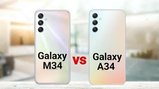 Samsung M34 5G vs Samsung A34 5G [upl. by Kalk]