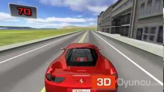 3D Ferrari F458  3D Araba Oyunları  3D Oyuncu [upl. by Demetra]