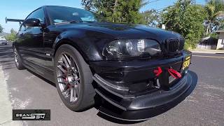 HARD Motorsport Front Splitter DIY on a BMW E46 M3  Track Aero [upl. by Ikkin]