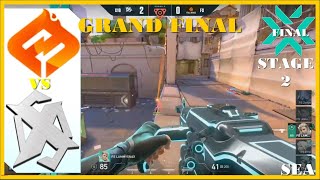 GRAND FINAL  X10 Esports vs FULL SENSE HIGHLIGHT VALORANT VCT 2021 SEA Stage2 Playoffs Day FINAL [upl. by Dorice]