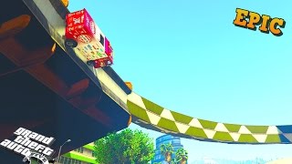 TRUCK WALLRIDES in MTL DUNE   GTA 5  Stunting in the NEW DLC Offroad Truck  Cunning Stunts [upl. by Yentterb908]