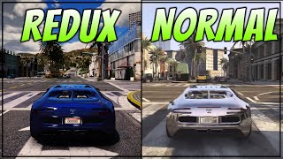 ESSE É O MELHOR MOD GRÁFICO GRÁTIS DO MOMENTO  GTA V REDUX NA ULTIMA VERSÃO TUTORIAL  v1030950 [upl. by Aicatsanna]