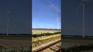 near Dronten the Netherlands Flevopolder Summer 2024 June travel train view netherlands 2024 [upl. by Anwahsat]