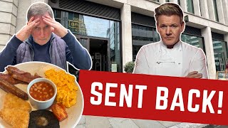 Reviewing GORDON RAMSAYS £19 BREAKFAST  I SENT IT BACK [upl. by Worrell]