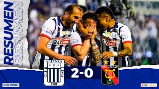 RESUMEN EXTENDIDO Alianza Lima vs FBC Melgar 20 LIGA1BETSSONXGOLPERU [upl. by Affay]