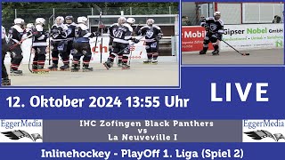 Inlinhockey PlayOff 1 Liga IHC Zofingen vs SHCN [upl. by Duyne]