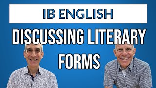 IB ENGLISH A Discussing Literary Forms [upl. by Myer]