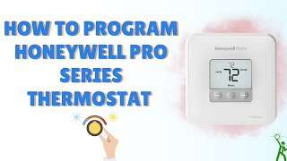 How to program Honeywell Pro Series Thermostat honeywell thermostat proseries [upl. by Learsiy179]