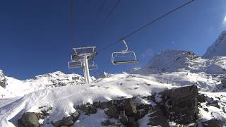 Ski chair lift ride Plein Sud  Val Thorens [upl. by Myrle]