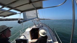 Learning to Sail How to Sail Upwind in a Channel [upl. by Evers]