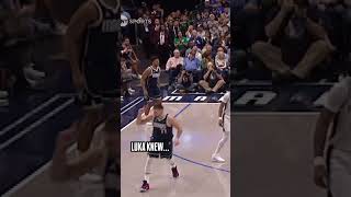 Luka Doncic knew it was cash 💦 Called it before Klay dropped  😮👏 nbabasketball reels short [upl. by Griffy]