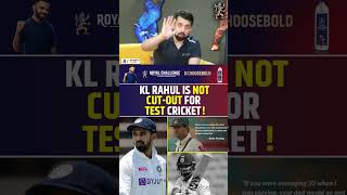 KL RAHUL IS NOT CUTOUT FOR TEST CRICKET klrahul testcricket bgt [upl. by Jeroma108]