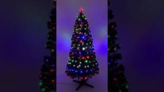 Weihnachstbaum mit LED und Glasfaserleuchten [upl. by Eiznek]