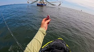 I Tossed THIS Behind a Shrimp Boat and IMMEDIATELY Got SMOKED [upl. by Ahsieki]