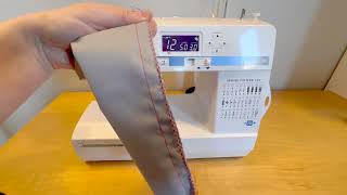 Overedge Stitch Finishing Seams with your Sewing Machine [upl. by Tarr]