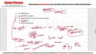 Pharmaceutics 20 Excipients used in Liquid Dosage Forms Part 02  Excipients  Pharmaceutics [upl. by Emersen]