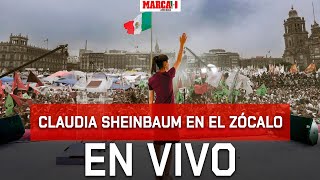 Claudia Sheinbaum acude al Zócalo como Presidenta de México I EN VIVO [upl. by Kerekes]