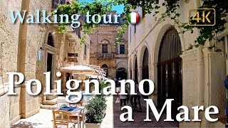 Polignano a Mare Puglia Italy【Walking Tour】History in Subtitles  4K [upl. by Ecnaret]