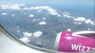 Zbor de la Bucuresti la Napoli Airbus A320 WizzAir iunie 2012 [upl. by Abrahamsen836]