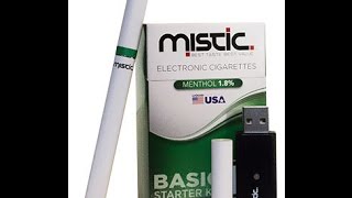 Mistic ECig Menthol 18 Nicotine Review Best ECig [upl. by Narret]