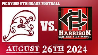 PICAYUNE 9TH GRADE FOOTBALL VS HARRISON CENTRAL 82624 [upl. by Laehcor542]