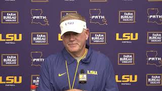 LSU HC Brian Kelly Press Conference  Final Auburn Preview  Oct 12th 2023 [upl. by Einahpets226]