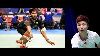 Kidambi vs Shi complete match 14 final French open 2017 [upl. by Maleen]