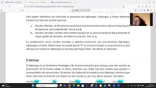 Diptongo hiato triptongo [upl. by Piscatelli]