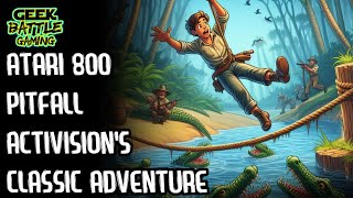 Pitfall  Atari 800 Review  The 400 Mini  Activision Classic Adventure [upl. by Niwdla]