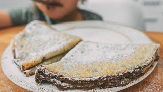 CREPES ALLA NUTELLA FATTE IN CASA  La miglior ricetta di sempre per farle sottilissime senza grumi [upl. by Etnasa]