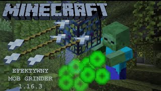 JAK ZROBIĆ SZYBKI I WYDAJNY MOB GRINDER 30LVL W 10 MINUTMINECRAFT 116 I WYŻEJ [upl. by Burwell]