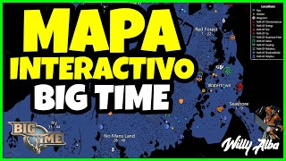 🚀 MAPA Interactivo de BIG TIME  ¡Te enseño Todo 🦖 Juego NFT Gratis [upl. by Enytsirhc]