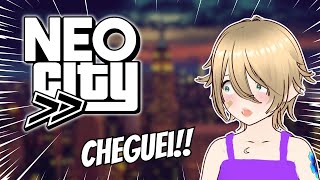 VTUBERLIVE CHEGUEI NA CIDADE POVO  NEOCITY 1 [upl. by Yurt]