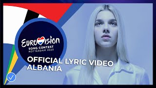 Arilena Ara  Fall From The Sky  Albania 🇦🇱  Official Lyric Video  Eurovision 2020 [upl. by Beattie]