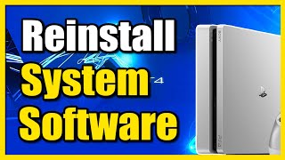 How to Reinstall System Software on PS4 Safe Mode [upl. by Austreng425]