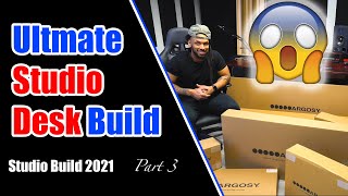 Studio Build 2021  Building a Studio Desk  Argosy Halo Plus  Part 3 [upl. by Adierf]