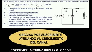 CÓMO RESOLVER CIRCUITOS DE CORRIENTE ALTERNA EN PARALELO SÚPER FÁCIL 😅 [upl. by Norrv593]