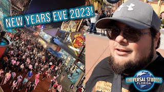 We Spent New Years Eve At Universal Orlando New Years Eve 2023 Universal Studios [upl. by Griswold659]