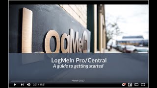 LogMeIn ProCentral Tutorial Part 2 Getting Started Troubleshooting [upl. by Arvin]