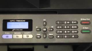 How to Set Up Wireless for the Brother™ MFC7860DW Printer [upl. by Draneb]