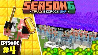 INSANE GOLD FARM Minecraft 121 Lets Play Episode 4 Truly Bedrock S6 [upl. by Kimberly]