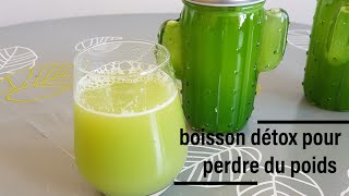 Recette pour perdre du poids rapidement jus brûle graisse maisonjus detox [upl. by Anana444]