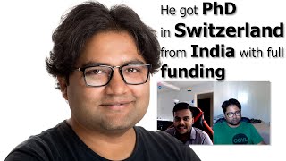 He got PhD in Computer Science in EPFL Switzerland 🇨🇭 from India 🇮🇳 [upl. by Eicak]