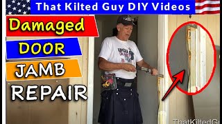 How to Replace or Repair your exterior door jamb [upl. by Graybill93]