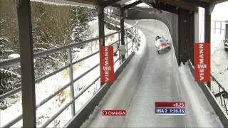 Winterberg WC 2Mens Bobsleigh Heat 2 December 8 2012 [upl. by Goren]