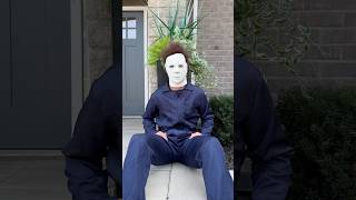 Never mess with Michael Myers Halloween decorations shorts [upl. by Sinnel]