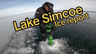 Lake Simcoe Ice Report  January 19 2024 [upl. by Aronow]