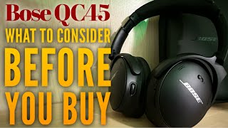 Bose QuietComfort 45 Review True to the Name BUT… [upl. by Dituri]