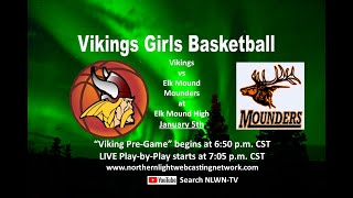 Colfax Vikings Girls at Elk Mound Mounders [upl. by Creighton]